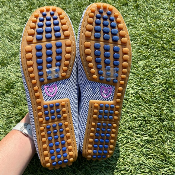 BNWOB Rothy’s In-Store Exclusive Original Blue Driving Loafers Size 7.5 - Picture 4 of 6